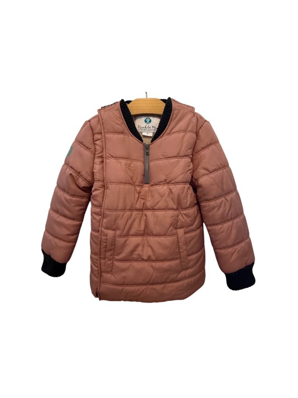 SIZE 6 Girls Buckle Me Baby Toasty Car Seat Coat Blush Pink